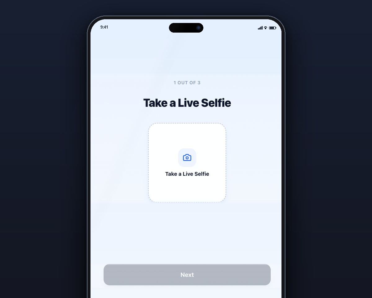 Mobile attendee portal with selfie capture
